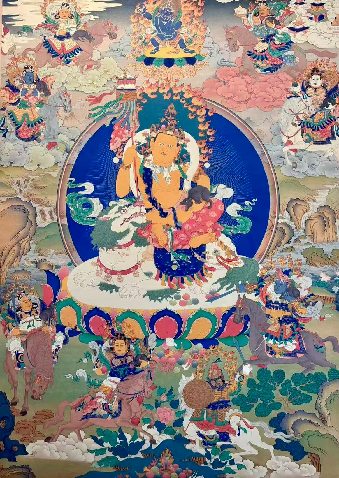 财宝天王和八骏财神