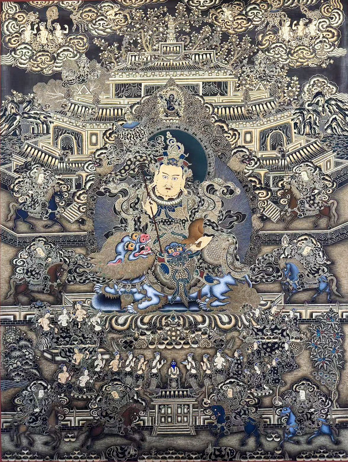财宝天王和八骏财神