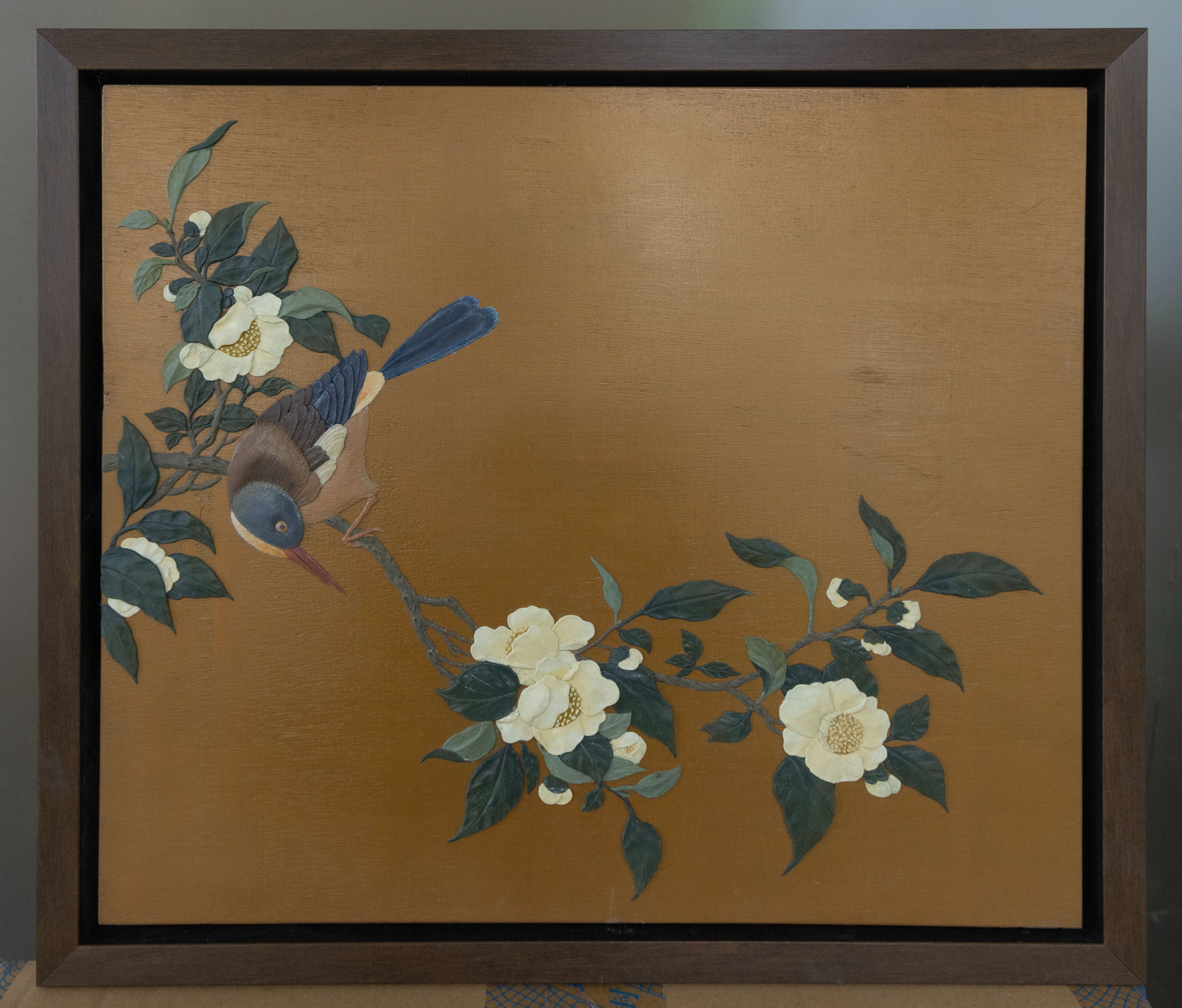 黄筌长春花鸟