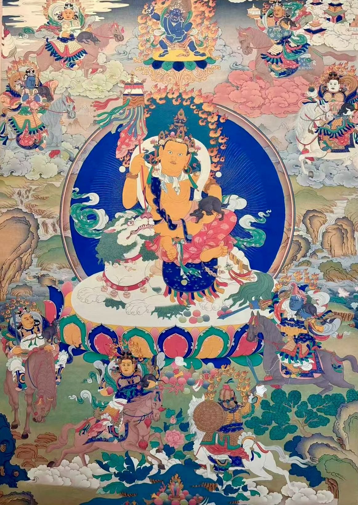 财宝天王和八骏财神