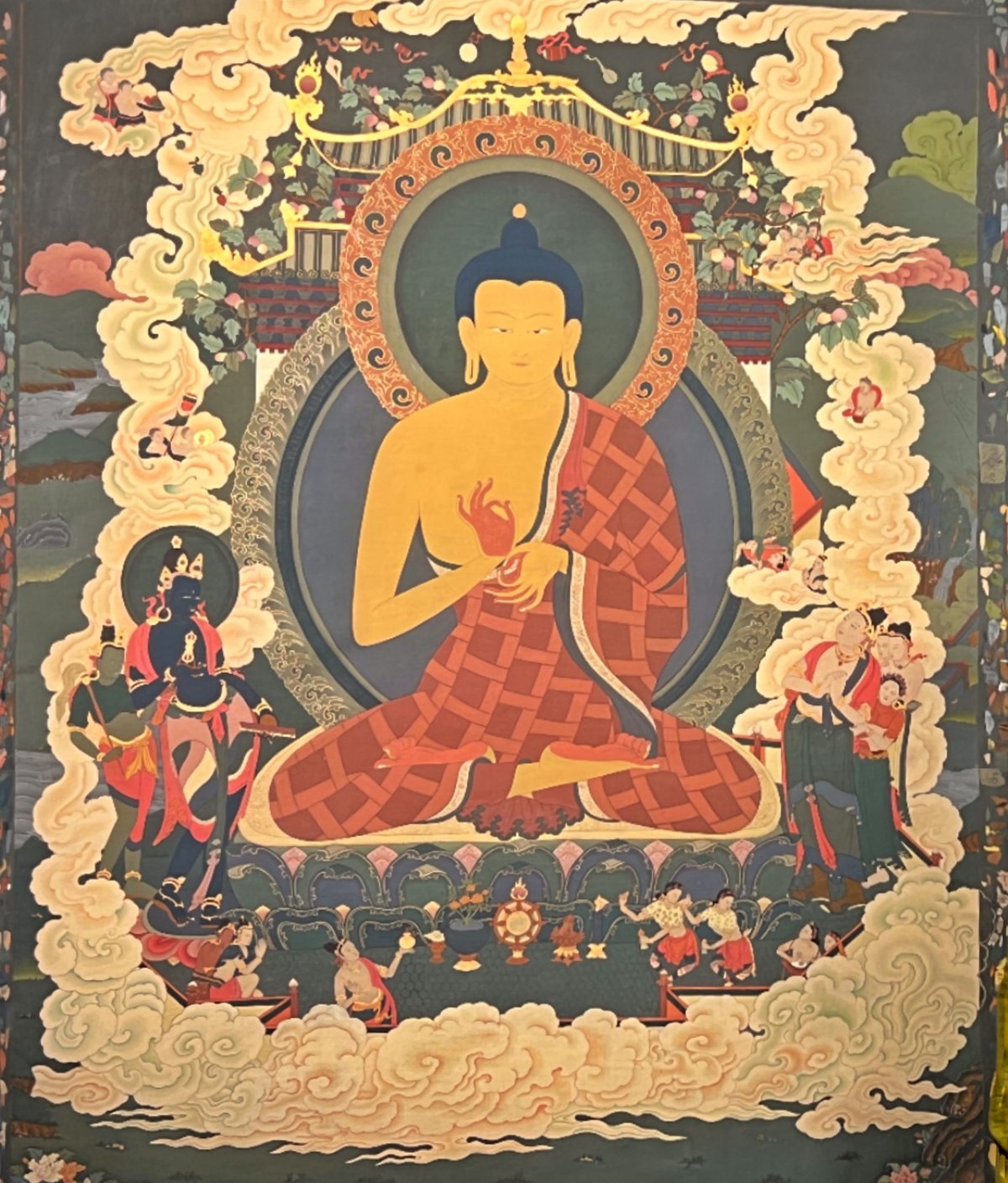 弥勒佛说法图